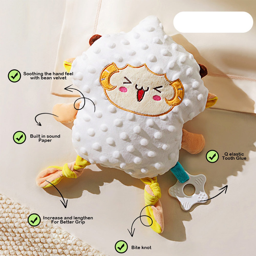 Baby Teethers - Fun Bean Velvet Baby Soothers Toys