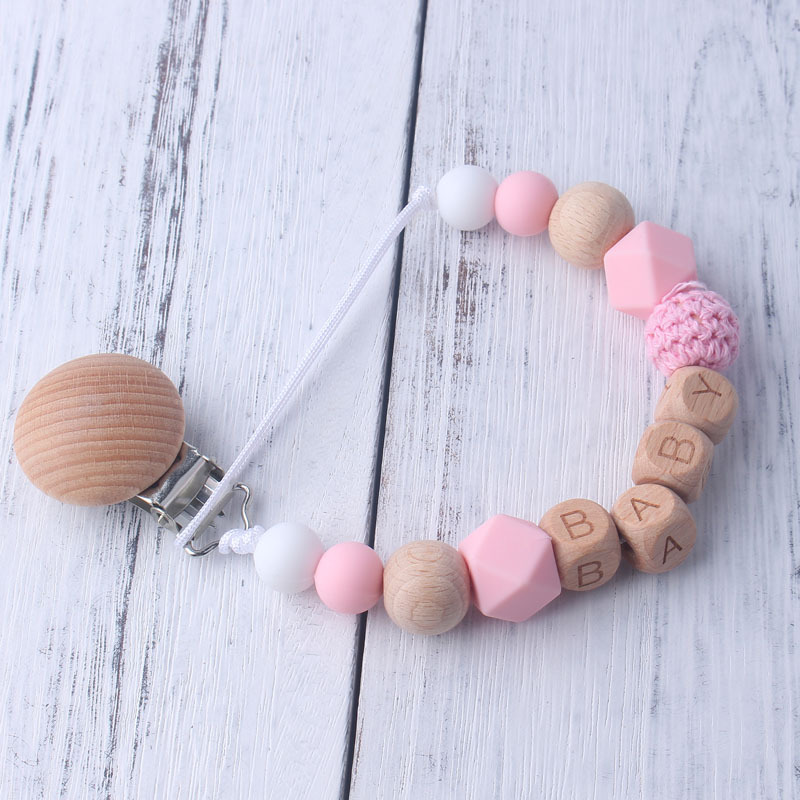 Baby Pacifier Clip with Wooden – обзор и цена Baby Teethers