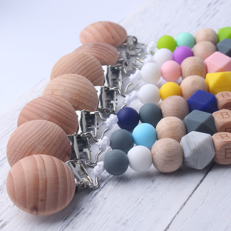Baby Pacifier Clip with Wooden – обзор и цена Baby Teethers