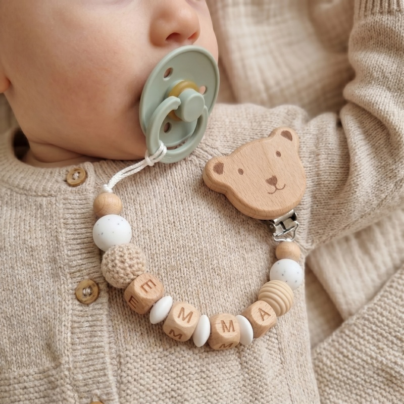 Personalized Pacifier Clip Cus – обзор и цена Baby Teethers