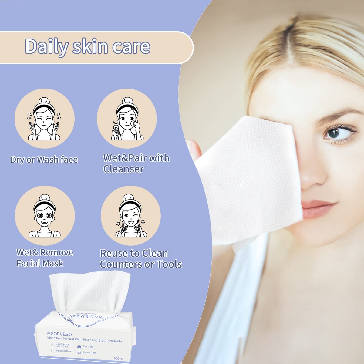 Cotton Disposable Face Towel,  – обзор и цена Baby Products For Dry Skin