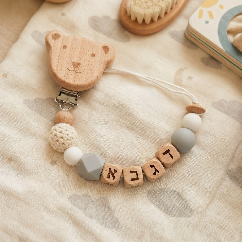 2026 Baby Custom Hebrew Name S – обзор и цена Baby Teethers