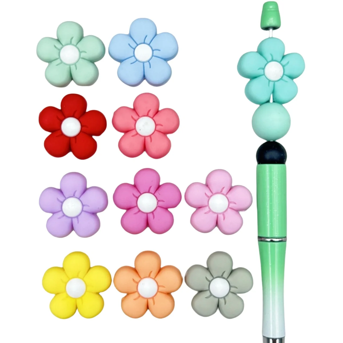 10PC Baby 11 Colors Flowers Be – обзор и цена Baby Teethers